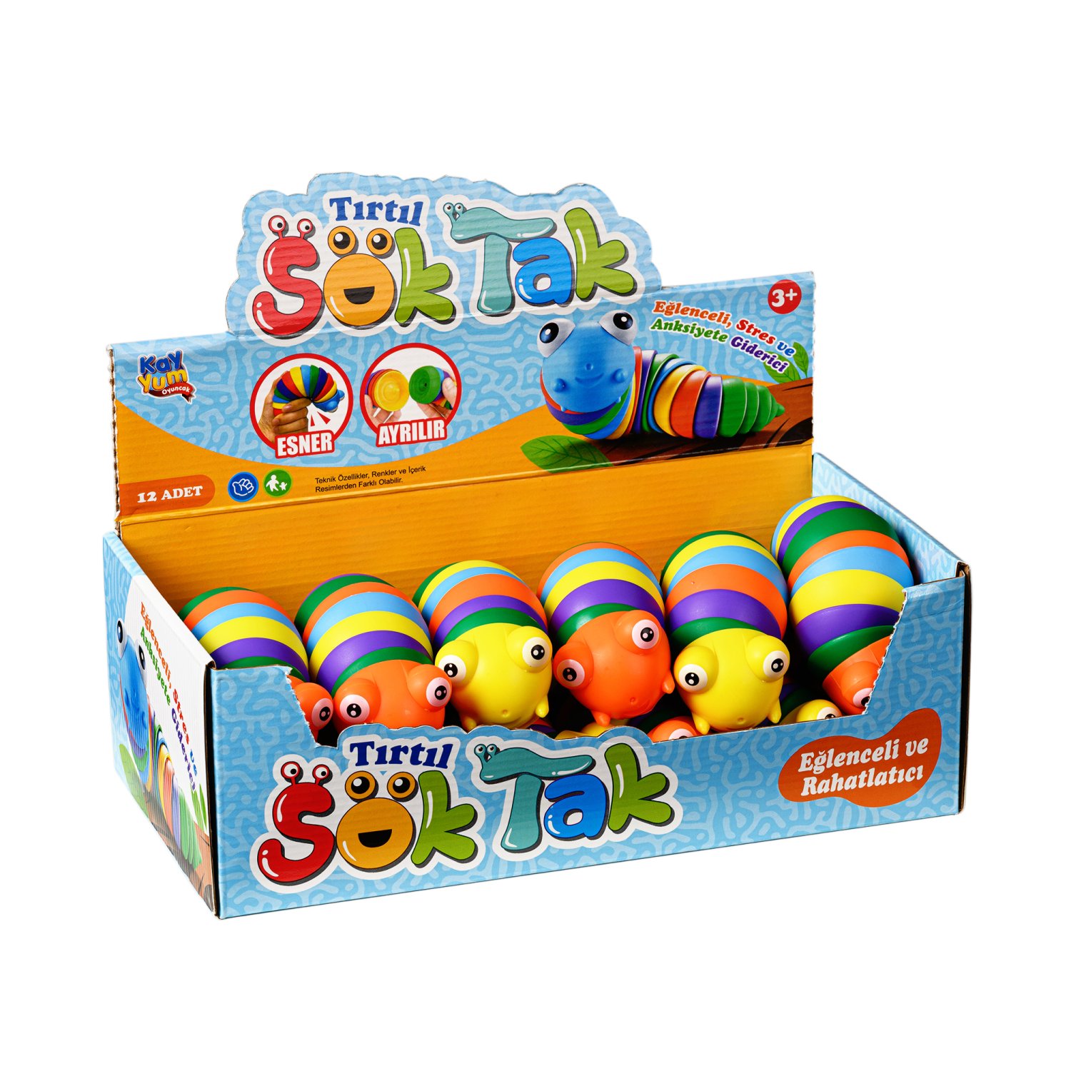 Sevimli Eğitici Tırtıl (Kartela)