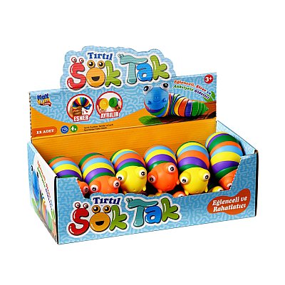 Sevimli Eğitici Tırtıl (Kartela)