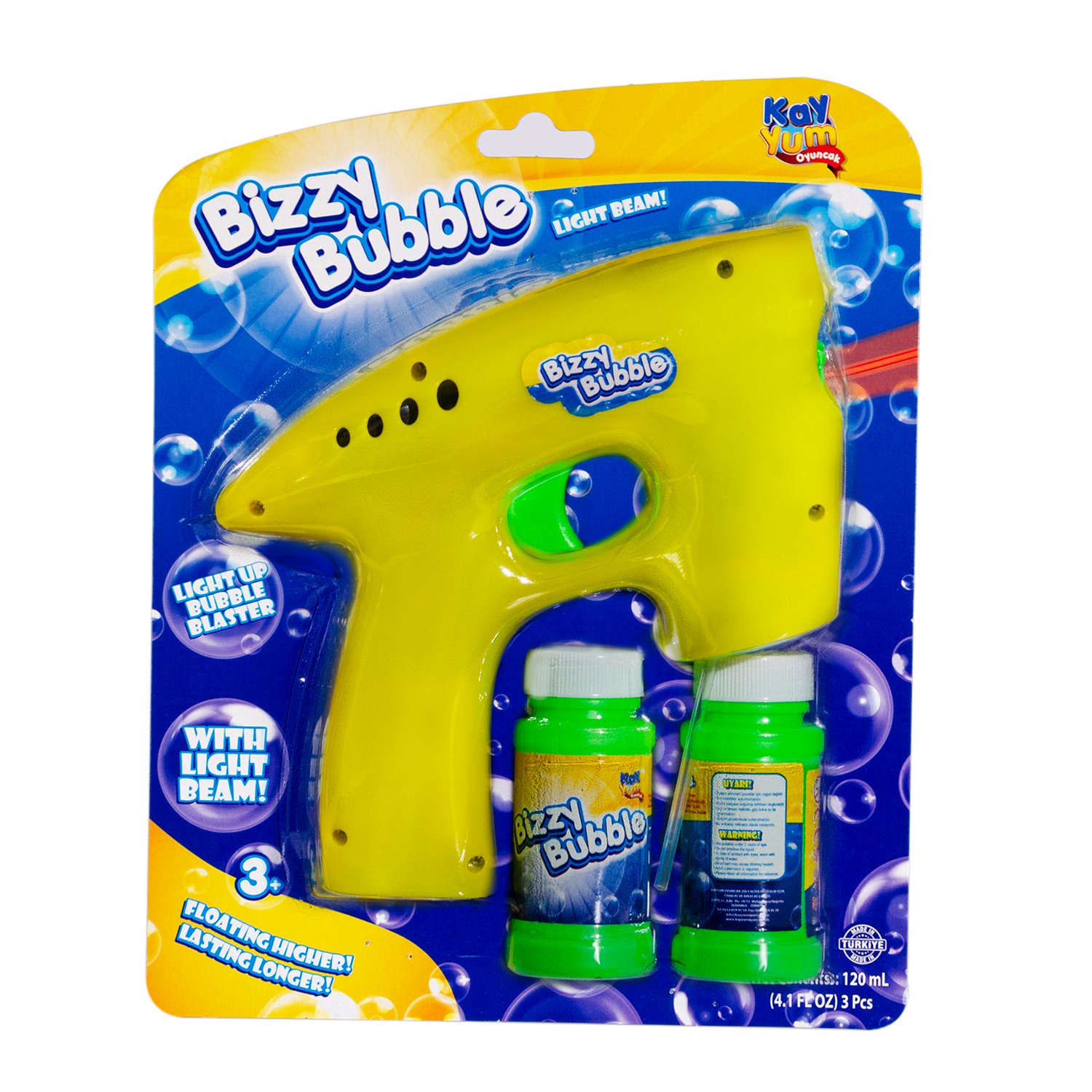 Bizzy Işık Pilli Büyük Köpük Tabanca